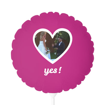 Hannah and Jon proposal balloon